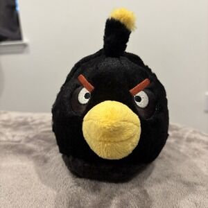 Angry Birds Toy Bomb 7" Plush Stuffed Animal Commonwealth NO SOUND 2010
